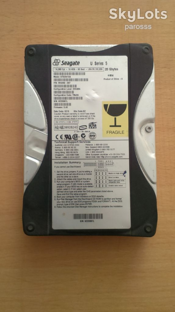 Жорсткий диск 20Gb Seagate IDE - фото фото фото 0