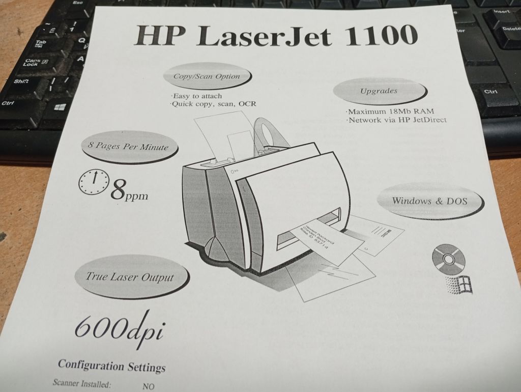 Лазерный принтер HP LaserJet 1100 - фото фото фото 1