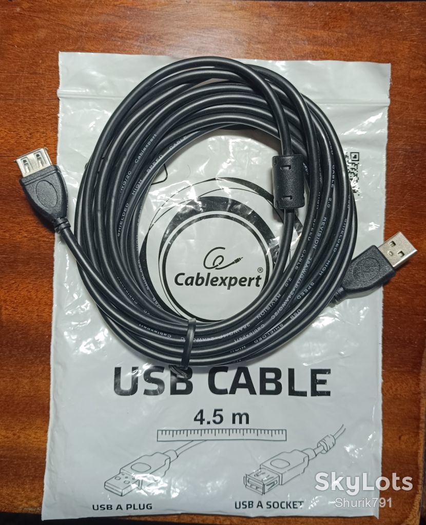 Кабель удлиннитель USB 4.5m Cablexpert - фото фото фото 0