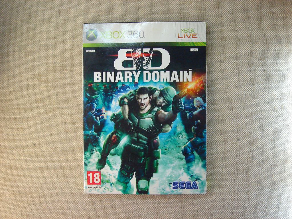 Гра DVD на XBOX 360. Binary Domain RU - фото фото фото 0