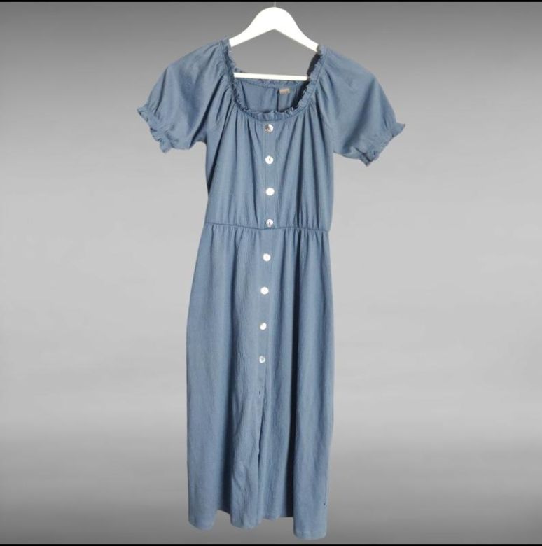 Сукня міді жіноча h&amp;amp;m блакитне - фото фото фото 1
