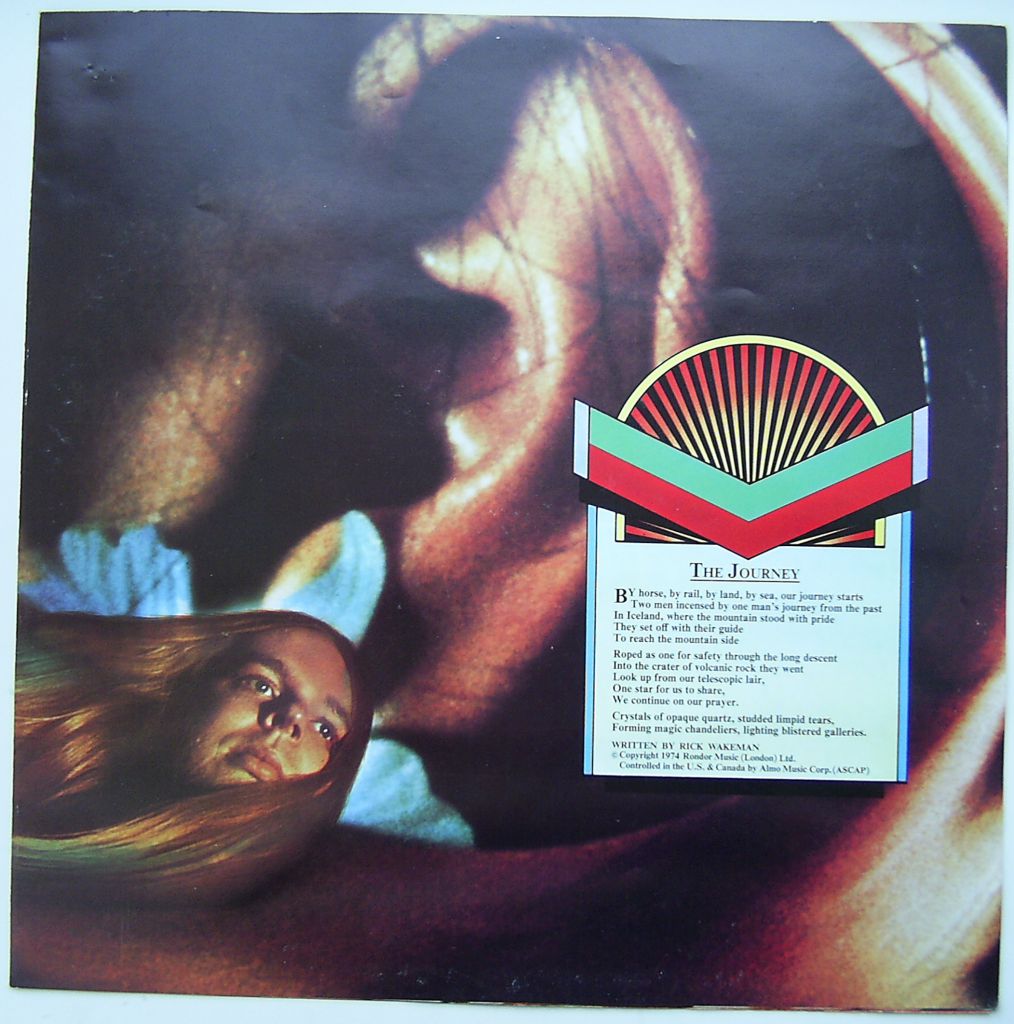 RICK WAKEMAN Journey To The Centre Of The Earth LP VG+/EX - фото фото фото 3