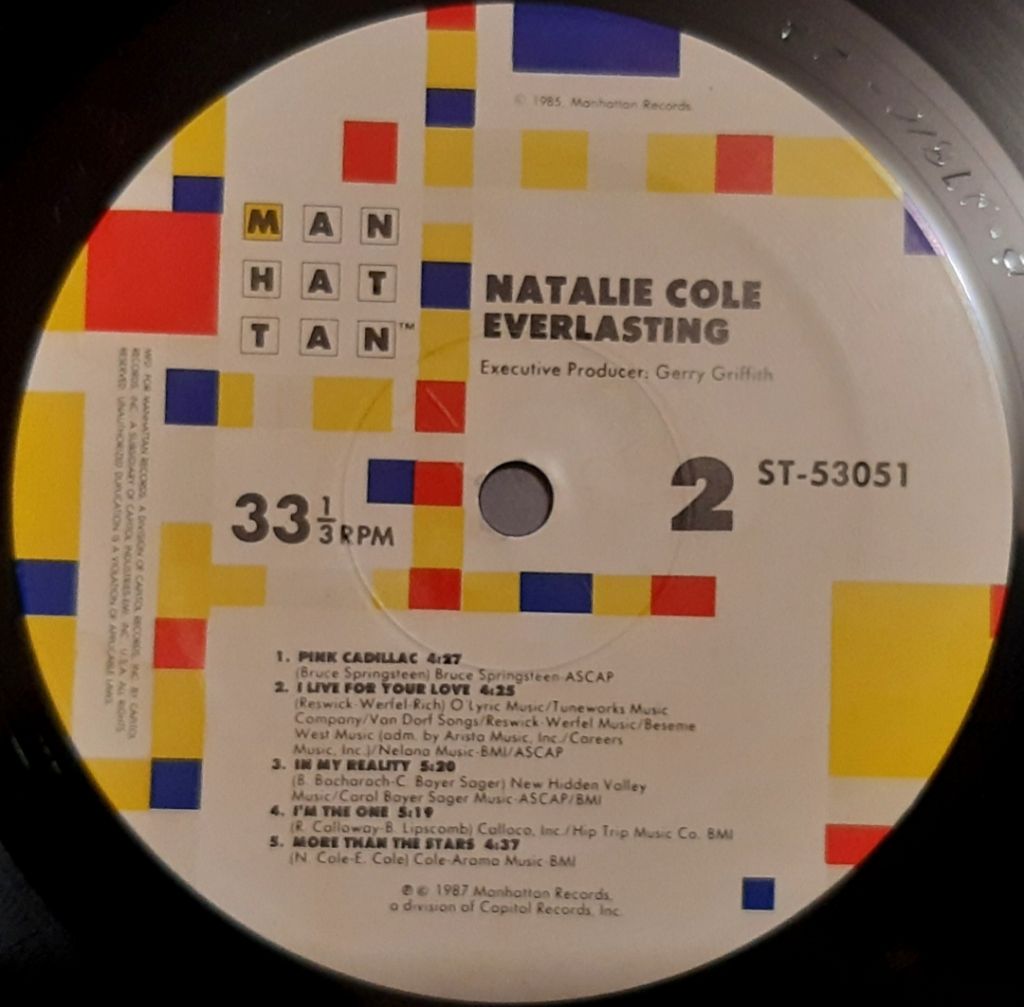 Natalie Cole - Evarlasting - 1987.  (LP). 12. Vinyl. Пластинка. U.S.A. - фото фото фото 5