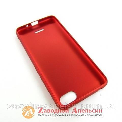 Xiaomi Redmi 6A защитный чехол Soft touch red - фото фото фото 1