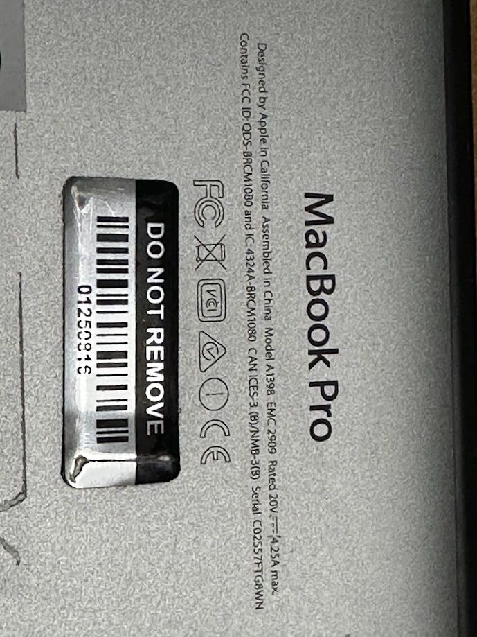Ноутбук Apple MacBook Pro 15" Retina Mid 2014 № 252512900 - фото фото фото 2