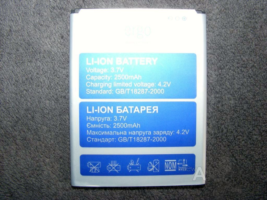 Аккумулятор для Ergo      (3G 5.5) 2500mAh Li-ion, оригинал,Новый - фото фото фото 1
