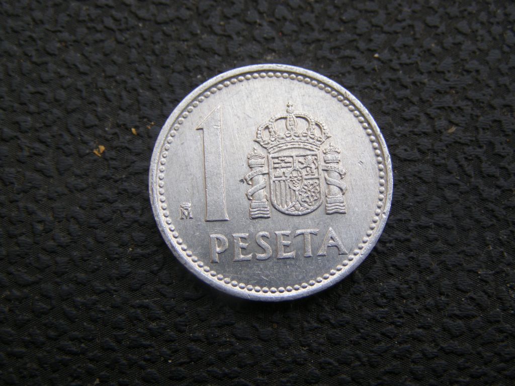 1 песета Испания 1987 г - фото фото фото 0