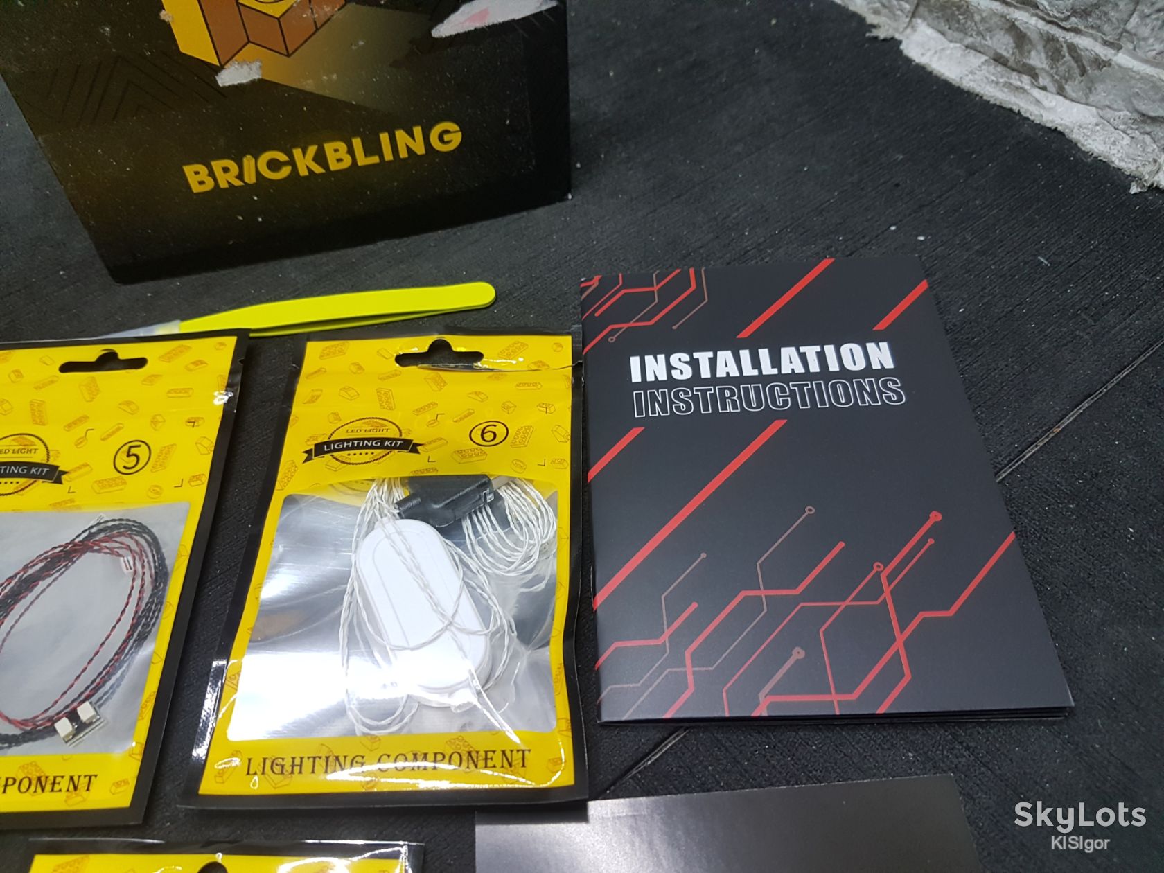 Набір світлодіодного підсвічування   (Lighting Kit) BrickBling, призначений для моделей LEGO *79921 - фото фото фото 3