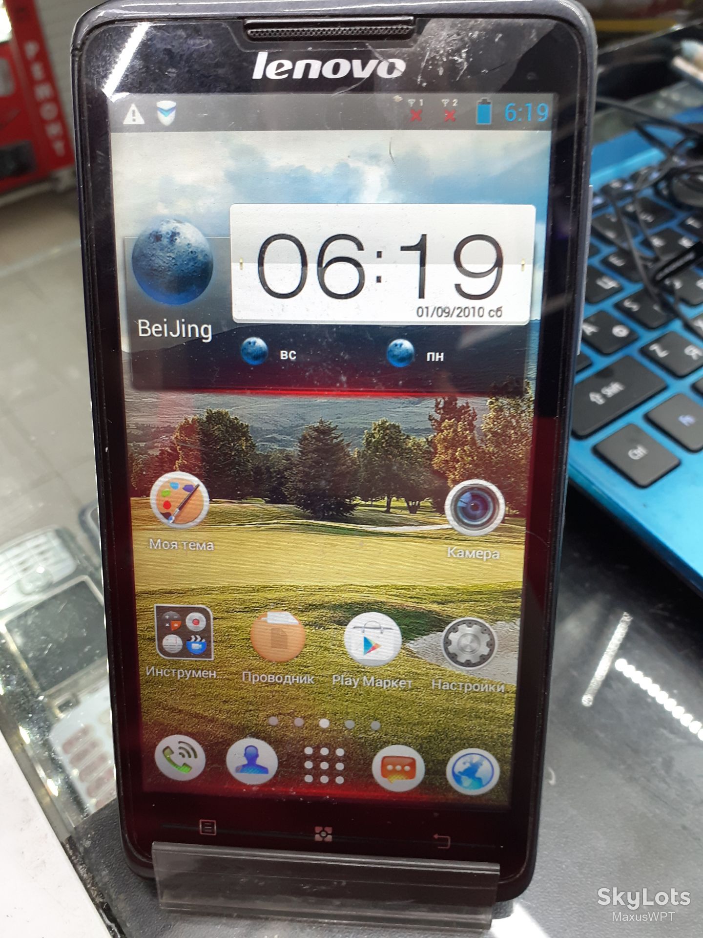#1387 sklad Lenovo A766 Black - фото фото фото 0