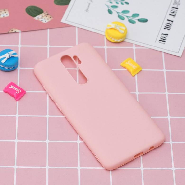 Чохол Soft Touch для Xiaomi Redmi Note 8 Pro силікон бампер світло-рожевий - фото фото фото 0