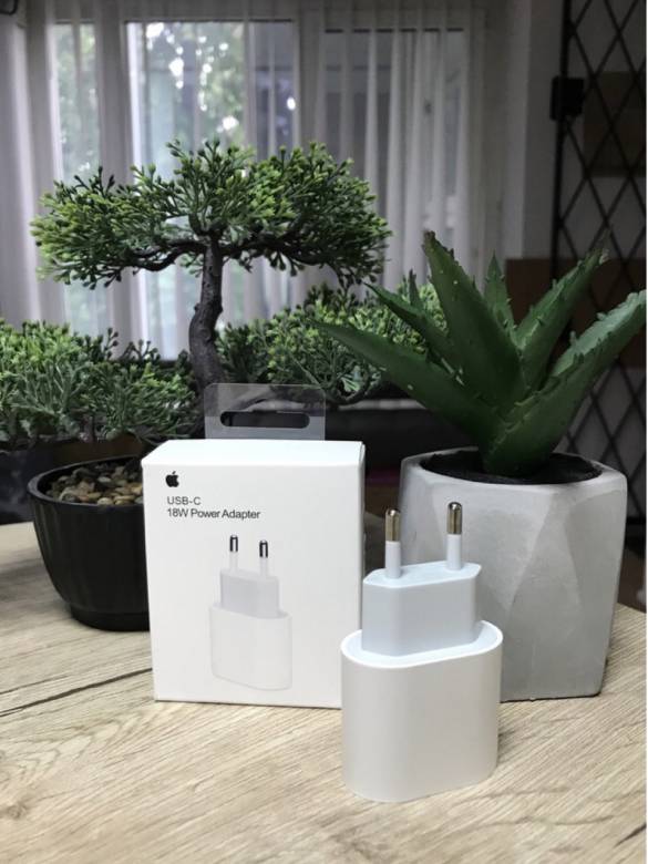 Адаптер для быстрой зарядки Apple iPhone Power Adapter USB-C 18W - фото фото фото 1