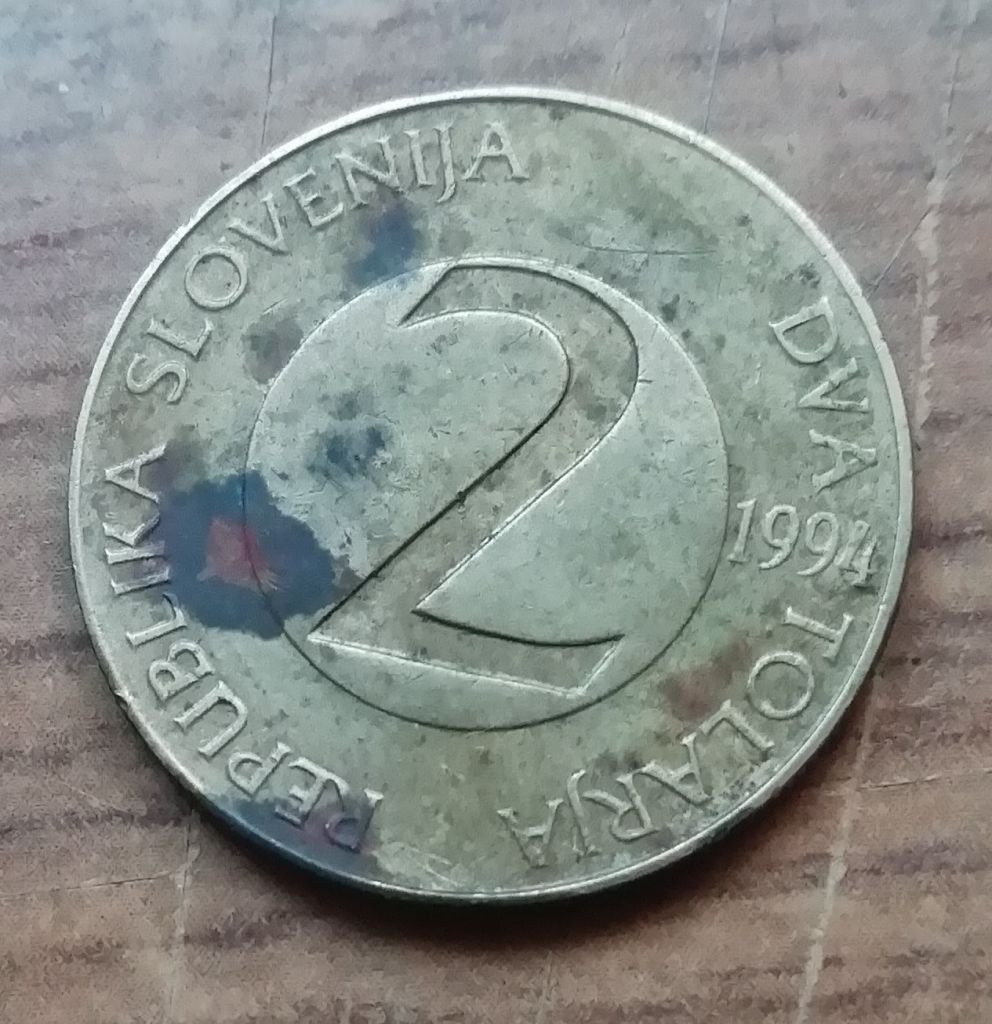 Словенія. СЛОВЕНИЯ  2 толар 1994  ЛАСТІВКА-фауна - фото фото фото 0