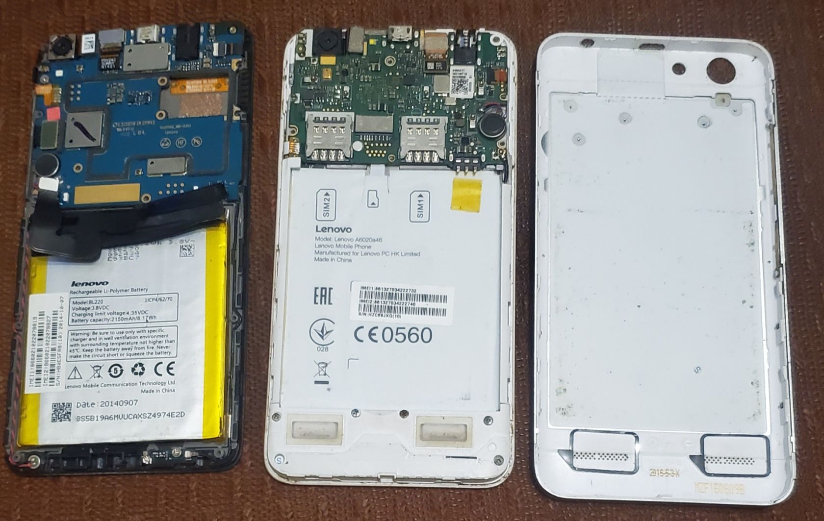 2 телефона Lenovo s850, a6020a46 - фото фото фото 3