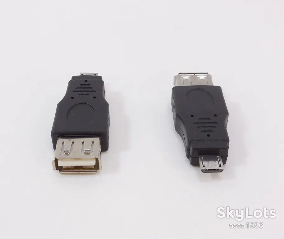 Перехідник USB AF    (мама) - micro USB    (тато) - фото фото фото 0