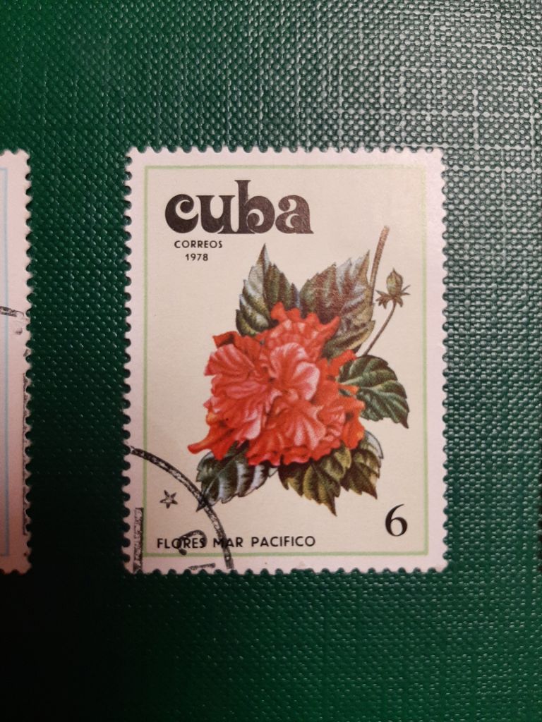 Марки, Куба, 1978  (цветы) - фото фото фото 4