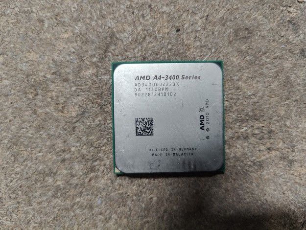 Процессор AMD A4-3400 AD3400OJZ22GX 2.70GHz Socket FM1 № 250307217 - фото фото фото 0