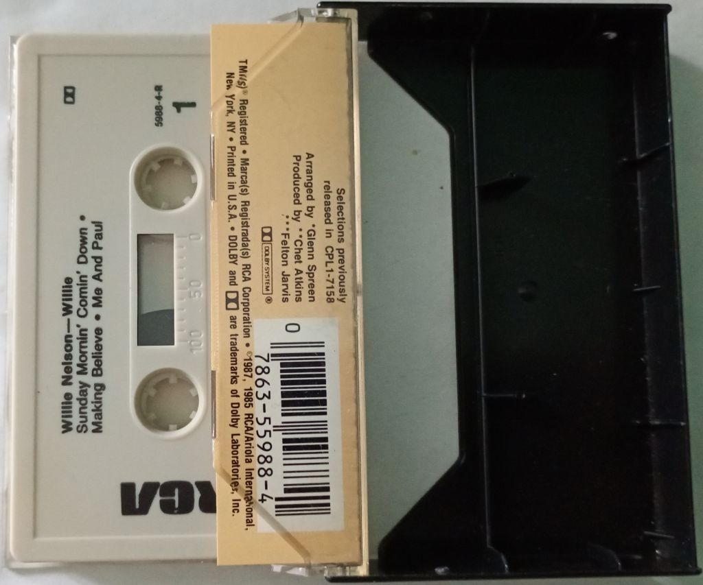 WILLIE NELSON Willie. Cassette US - фото фото фото 1