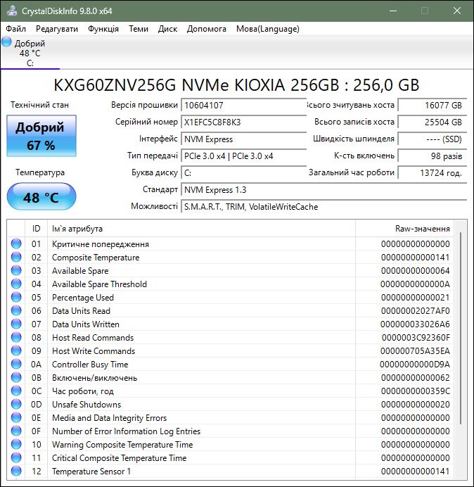 SSD диск M.2 NVMe 256GB Kioxia 2280 - фото фото фото 2