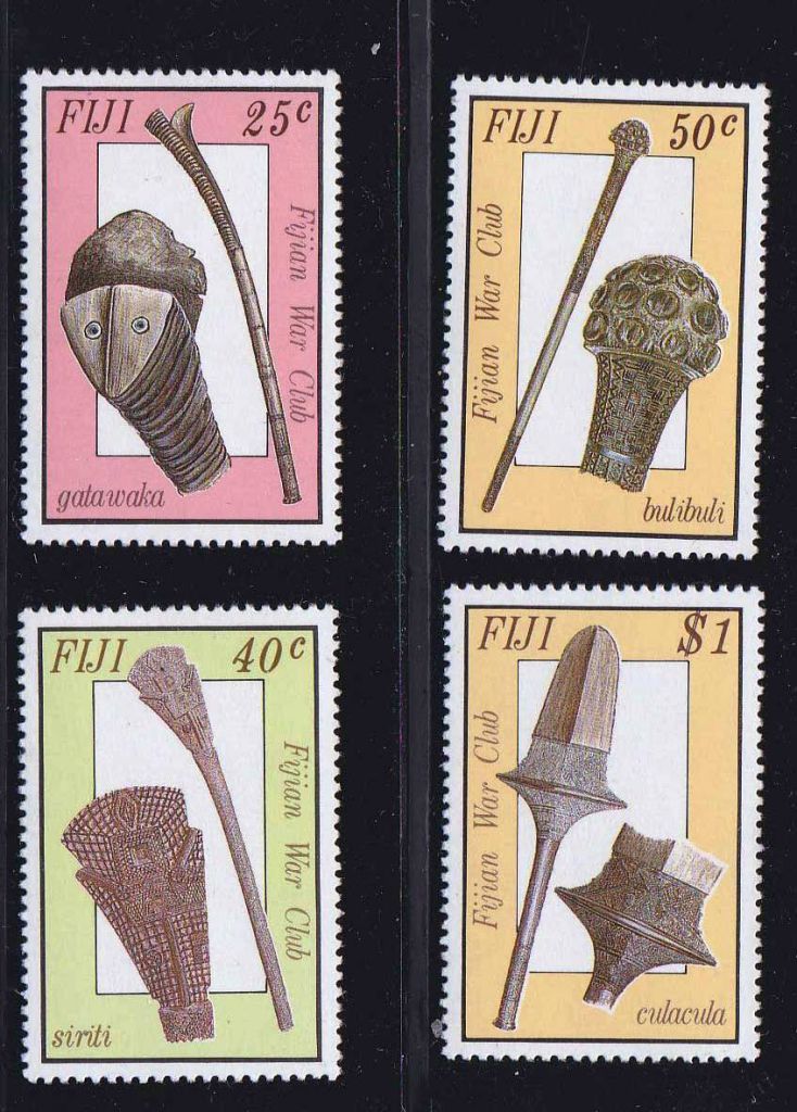 NM Фиджи  1986 г MNH - War club - - фото фото фото 0