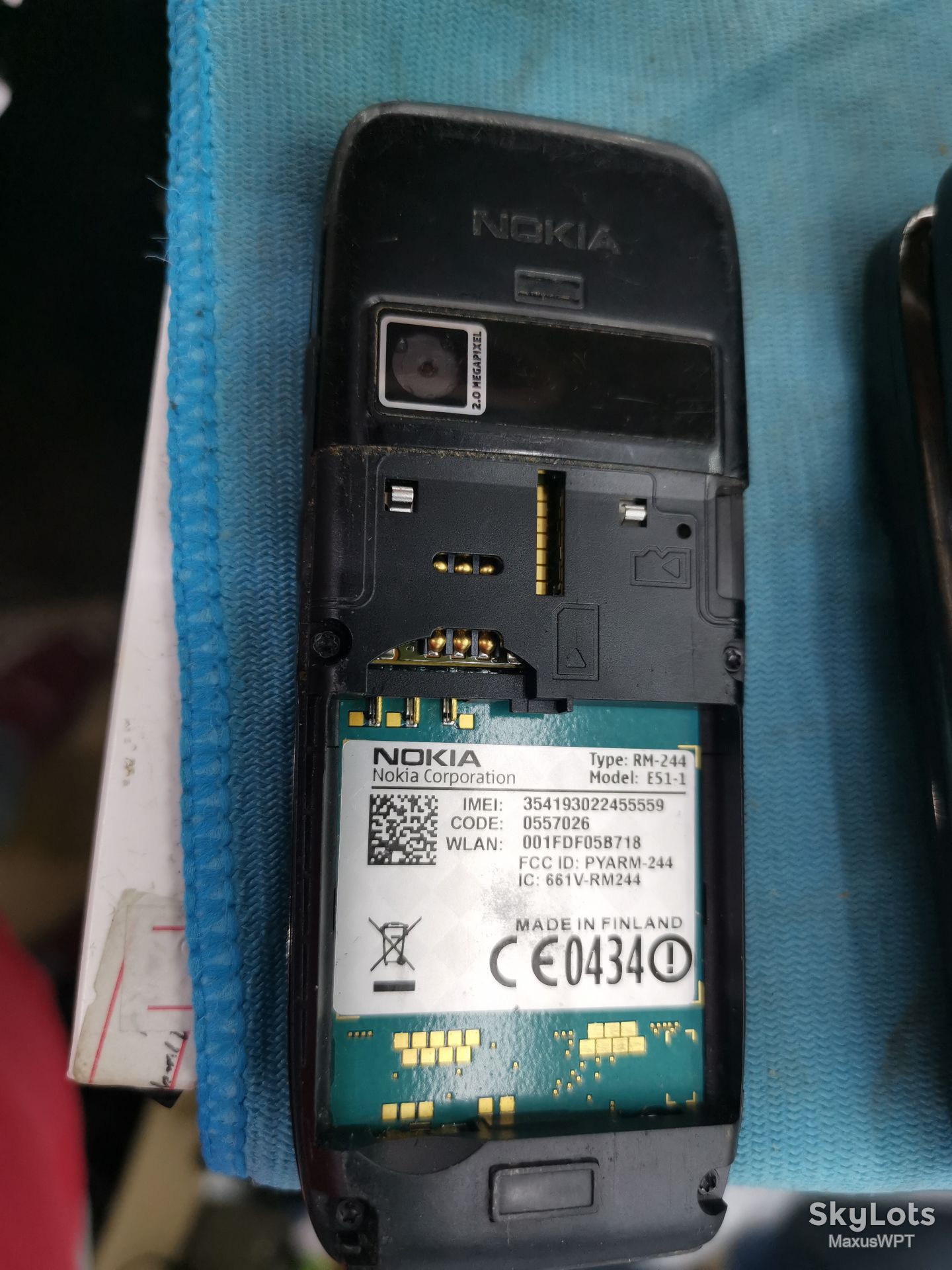 #1390 Sklad Nokia E51 black plus e 51  simlock black - фото фото фото 2