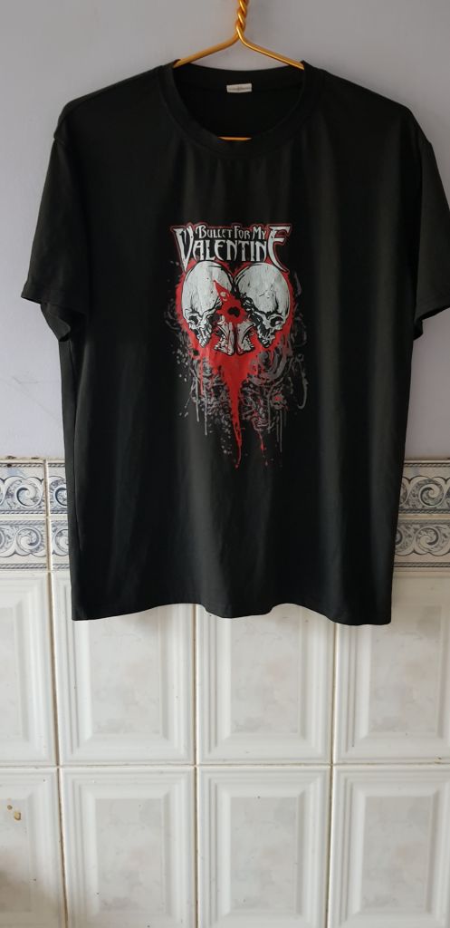 Футболка "Bullet For My Valentine"  (100% polyester, M, China) - фото фото фото 0