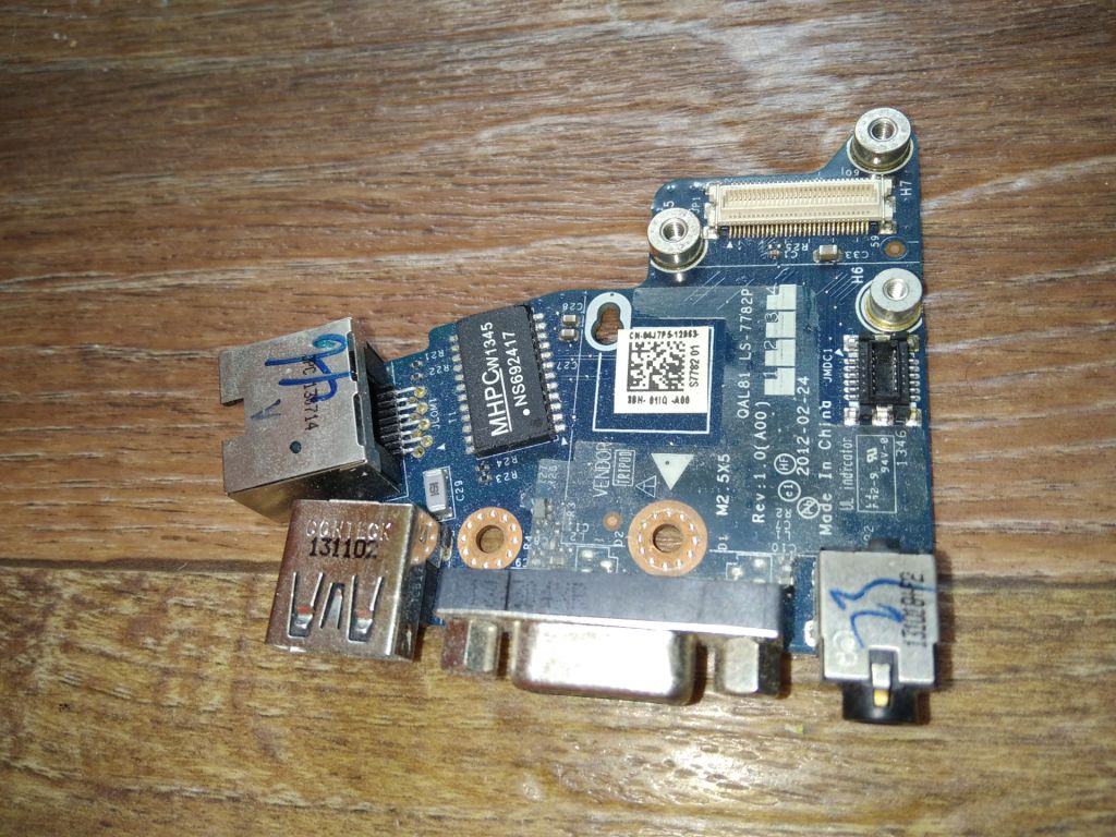 USB VGA на ноутбук  Dell e6430 плата - фото фото фото 0