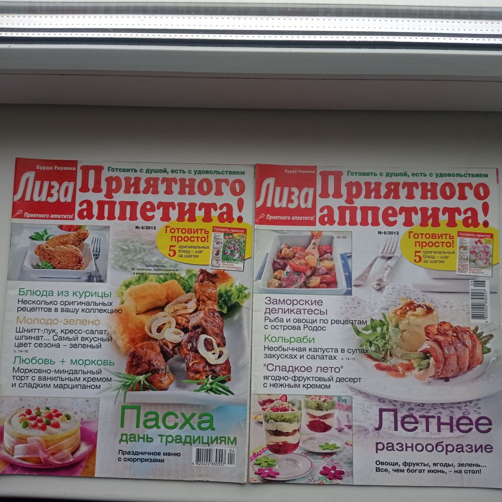 Лиза Рецепты Кулинария Приятного апетита 2 шт. - фото фото фото 0