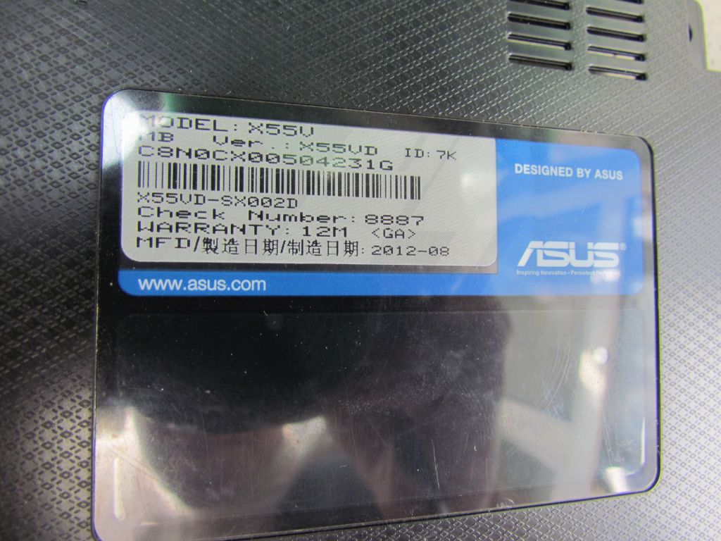 ASUS X55VD корпус корыто - фото фото фото 1