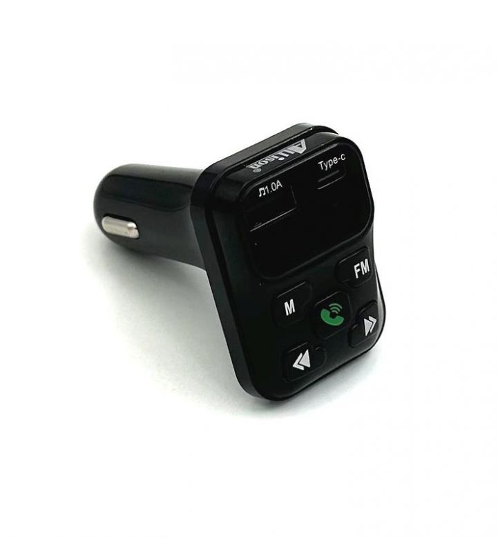 FM модулятор ALS-A131 Bluetooth + зарядка   (USB/PD/5V/2.4A) Чорний - фото фото фото 2