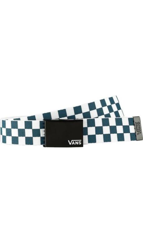 Ремінь vans deppster ii web - blue coral/checkerboard - фото фото фото 1