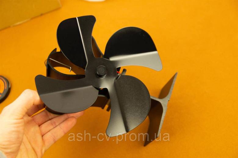 Вентилятор, для, каміна, камінний вентилятор, Premium Black FAN - фото фото фото 3