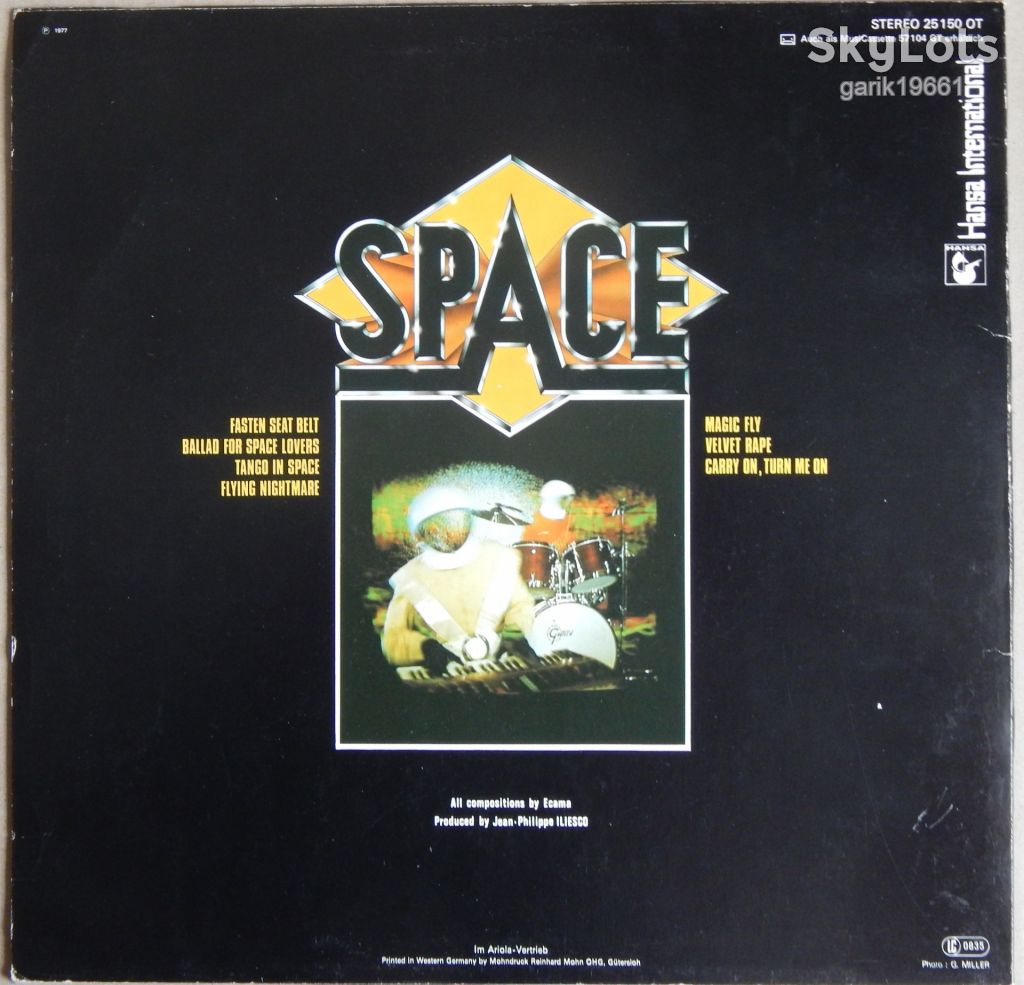Space – Magic Fly  (Hansa International – 25 150 OT, Germany) EX+/NM- - фото фото фото 1
