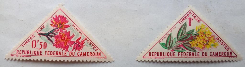Камерун 1963 Цветы, 0,5F и 1F, MLH - фото фото фото 0