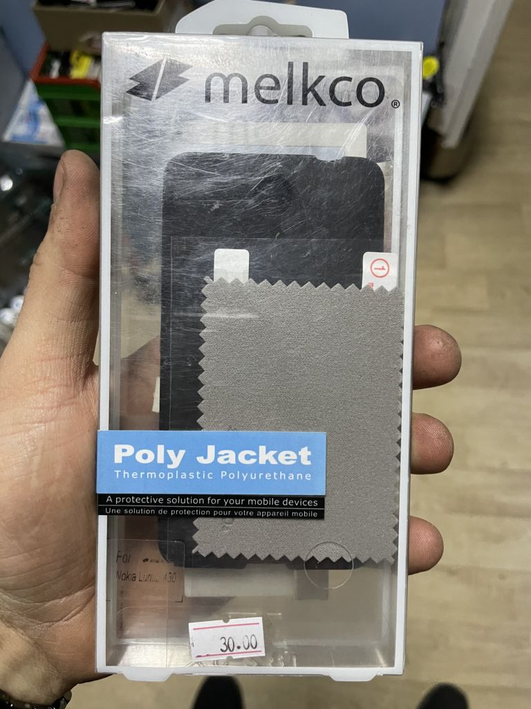 Чехол melkco для NOKIA Lumia 430 Poly Jacket black - фото фото фото 0