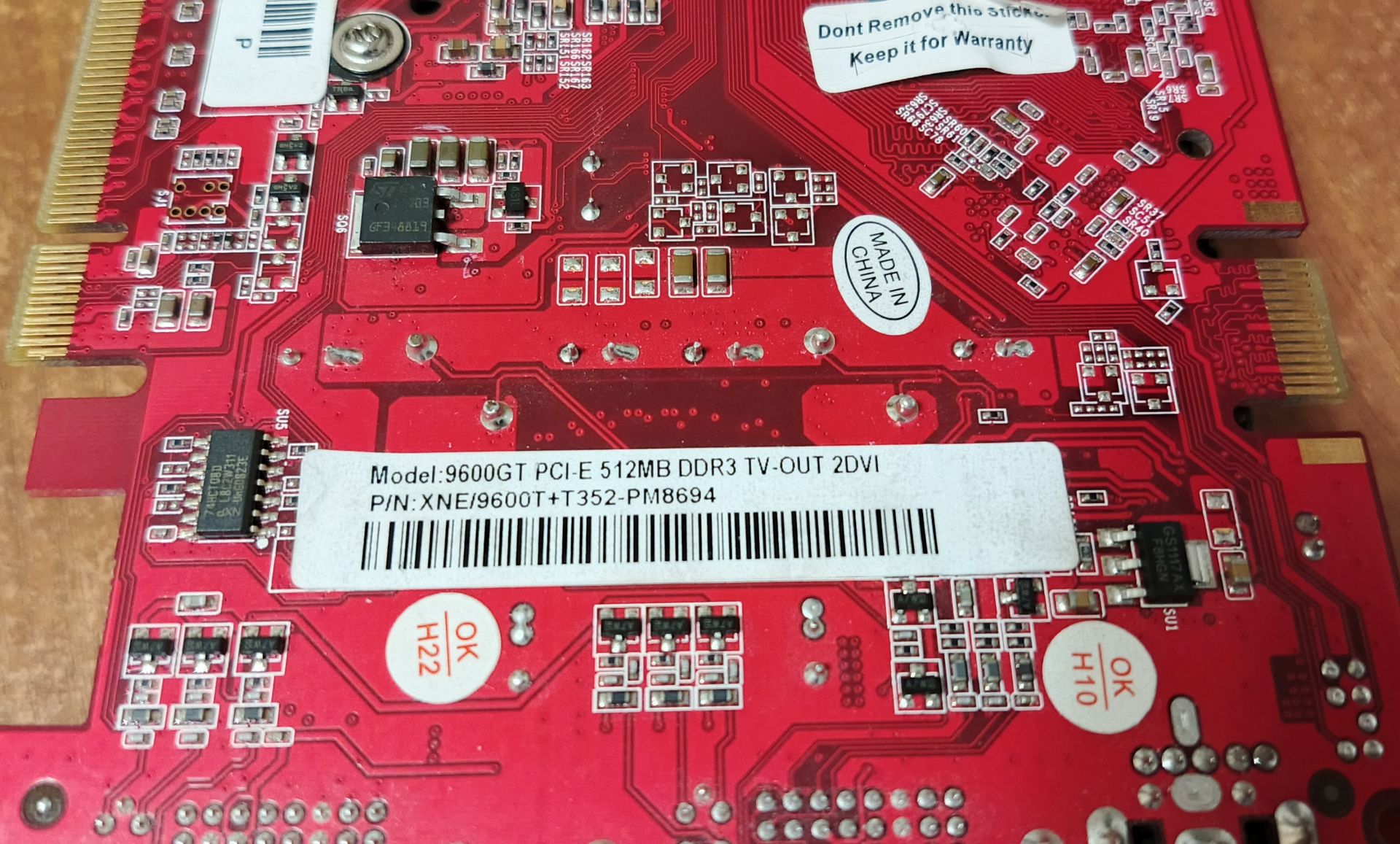 Видеокарта GAINWARD GEFORCE 9600 GT 512MB     (GDDR3,256 BIT,PCI-EX,Б/У) - фото фото фото 2