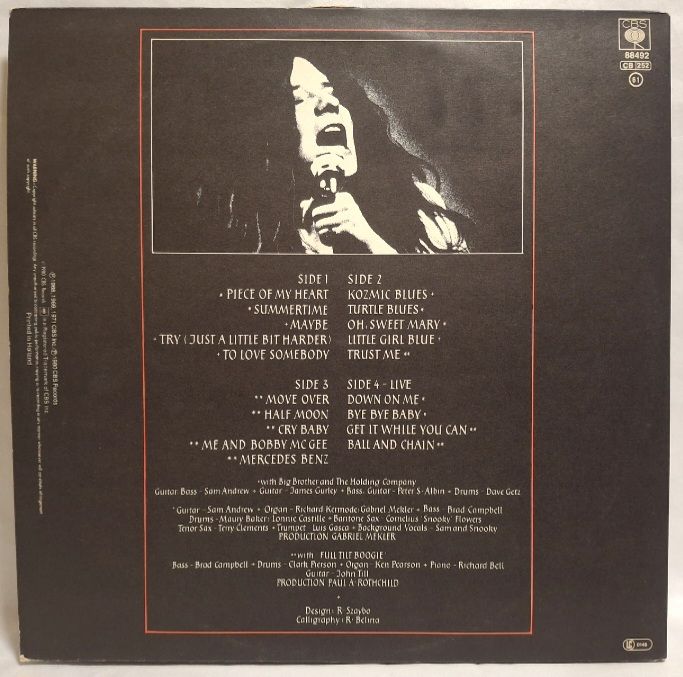 Janis Joplin - Anthology - 1968-71.  (2LP). 12. Vinyl. Пластинки. Holland. - фото фото фото 2