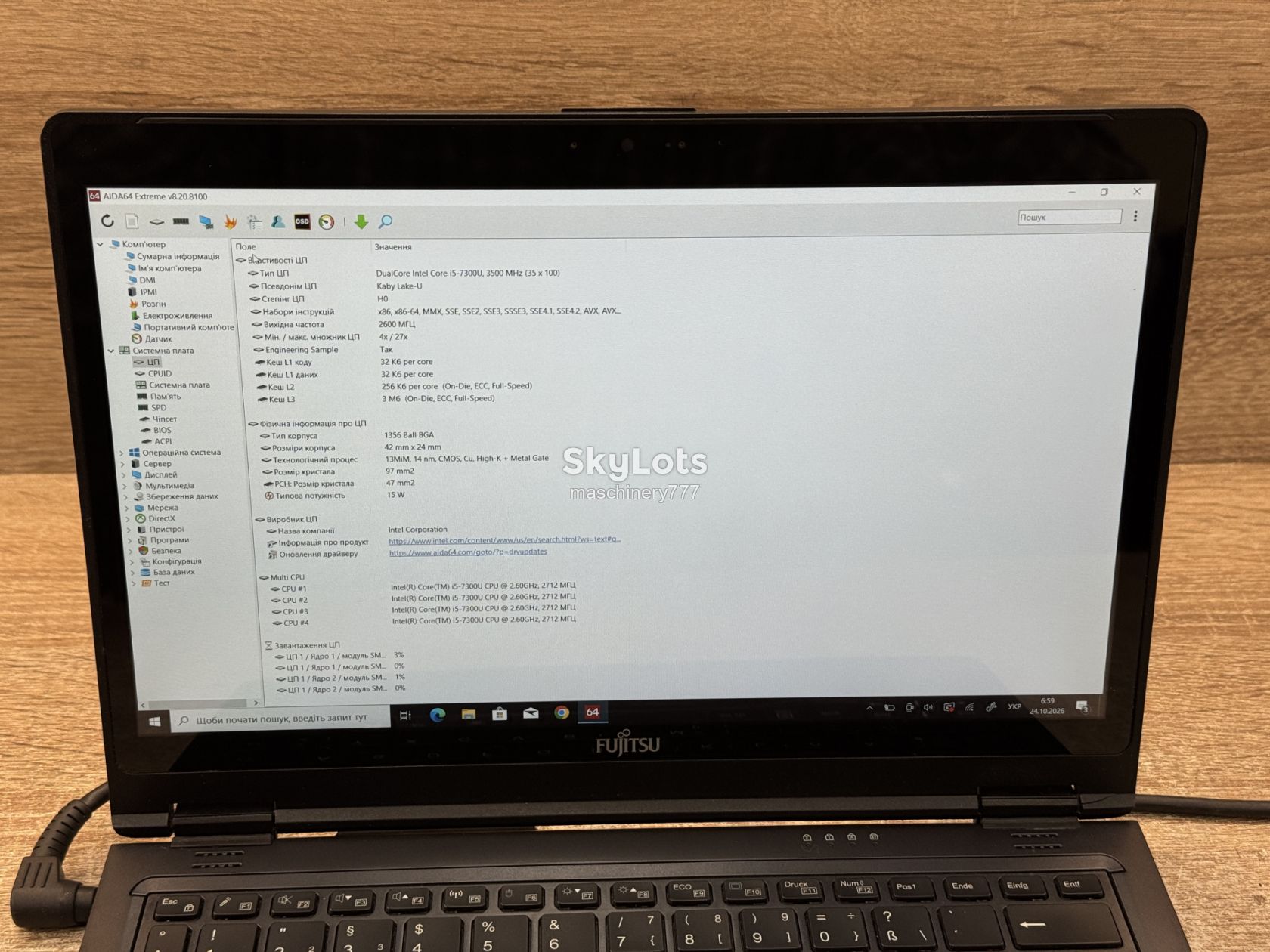 ноутбук fujitsu P series-intel core i5-7gen-8gb ram ddr4-№ss286 - фото фото фото 9