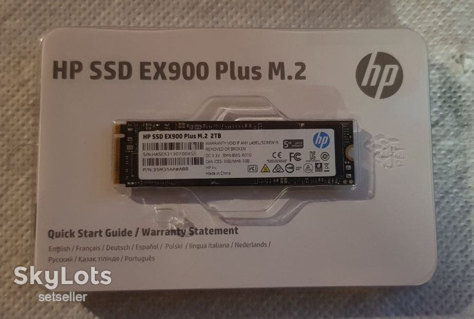 SSD M2 M.2 NVME HP EX900 Plus 2.0TB Gen4 2TB - фото фото фото 0