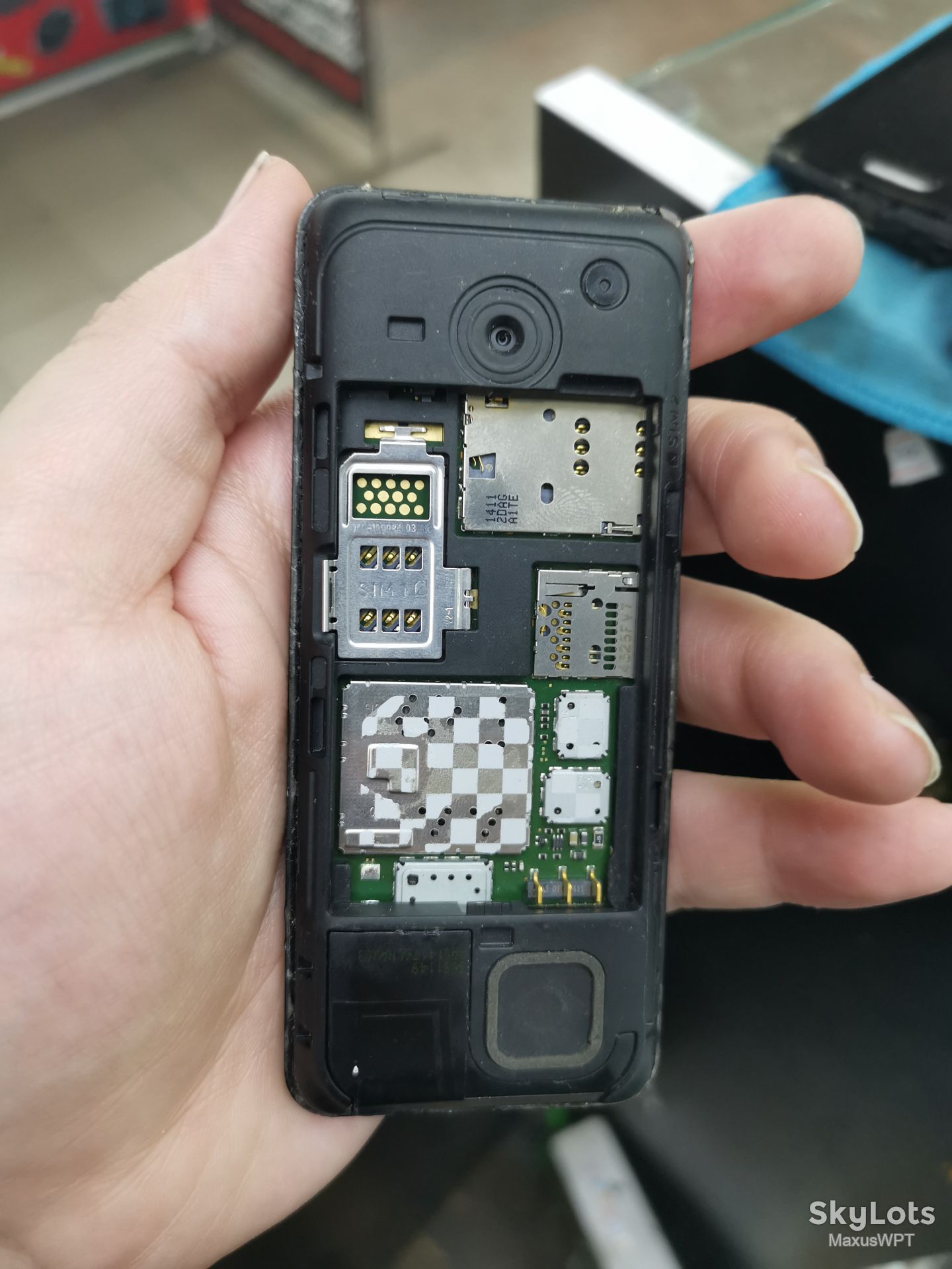 #729 Sklad Nokia 206 black lcdx - фото фото фото 1