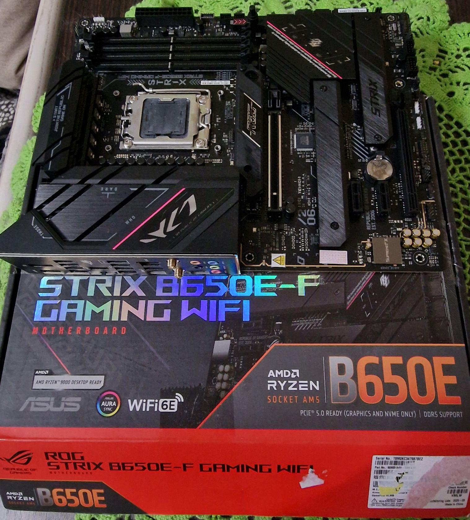 Мать AM5, ASUS ROG STRIX B650E-F GAMING WIFI . Amd B650 - фото фото фото 2