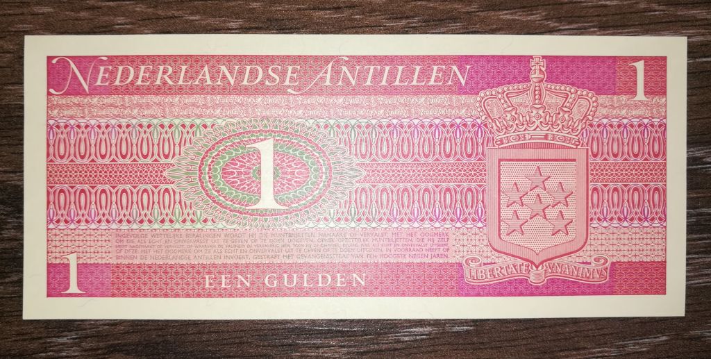 NETHERLANDS ANTILLES Нідерландські Антіли 1 гульден 8 вересня 1970 UNC - фото фото фото 1