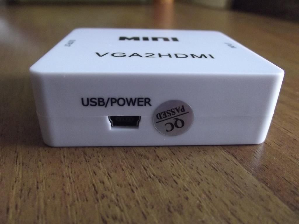 VGA - HDMI TV конвертер видео, аудио, 1080P, белый - фото фото фото 4