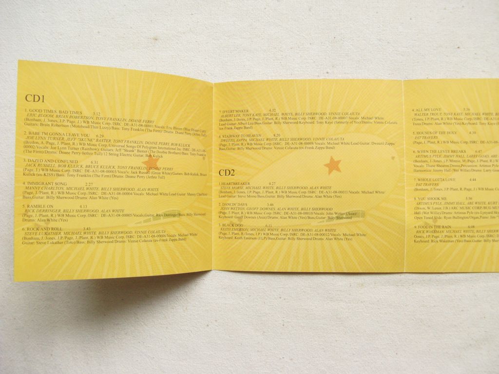 CD Led Zeppelin Tribute. The Ultimate Tribute to Led Zeppelin. 2CD. 2008. - фото фото фото 3