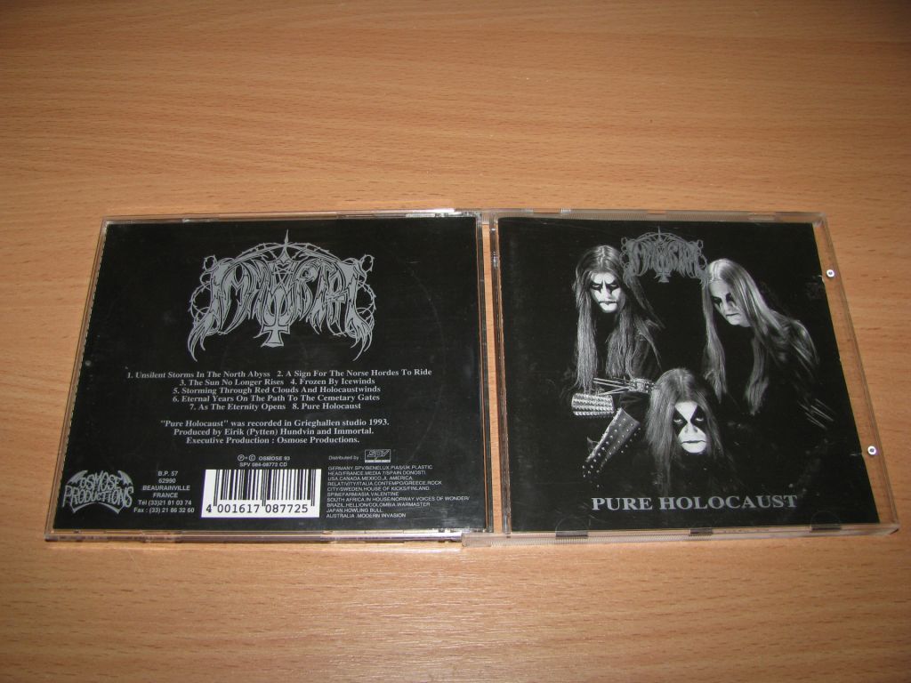 IMMORTAL - Pure Holocaust   (1993 Osmose) NM - фото фото фото 0