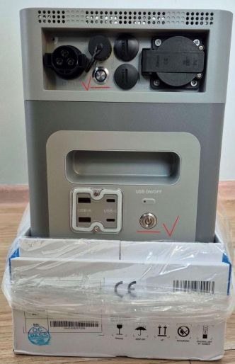 Зарядная станция Deye AE-FS2.0-2H2 LiFePO 2000Wh мощностью 1кВт Влагостойкая - фото фото фото 4
