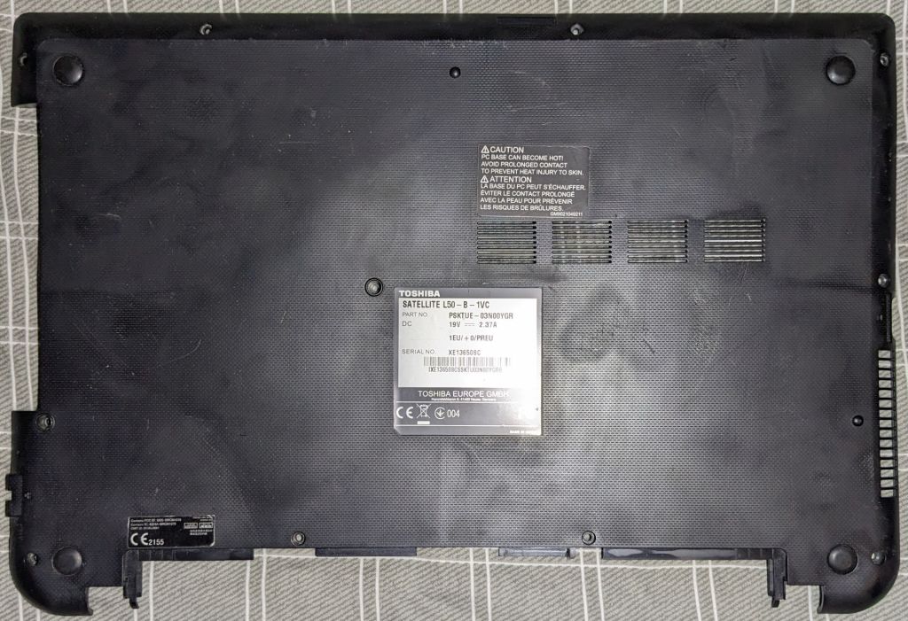 Дно ноутбука Toshiba L50 - фото фото фото 0