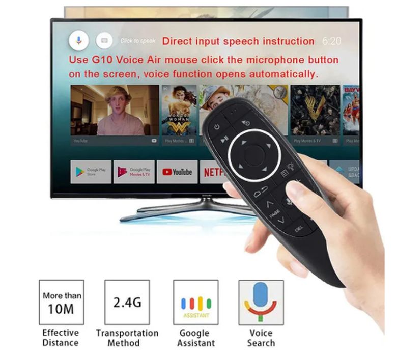 G10s pro бездротова повітряна миша для android tv box. - фото фото фото 8