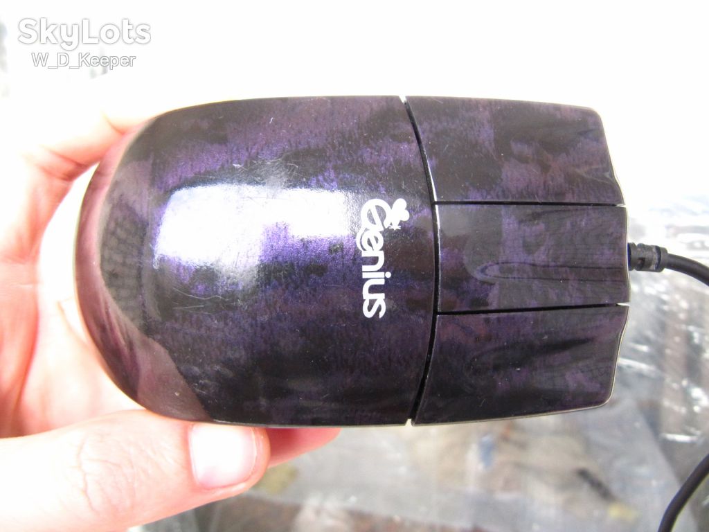 Фіолетова   (!) Genius MyMouse Purple Coral, COM, 1995, класика - фото фото фото 6