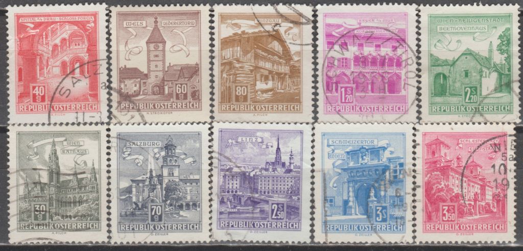 Австрия Австрія 1962 замки архітектура - фото фото фото 0