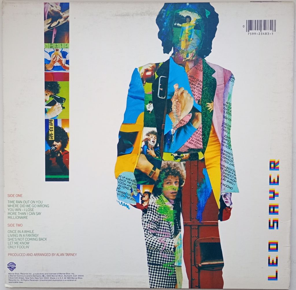 LEO SAYER  Living In A Fantasy LP VG++/EX- - фото фото фото 1